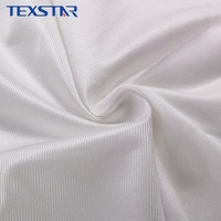 Tissu tricoté en polyester 100% recyclé 75D brillant uni, personnalisé et écologique, pour impression par sublimation, vente en gros