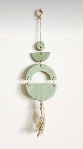 Moderno negro blanco y gris cuenta colgante de pared minimalista bohemio diseño elegante decoración del hogar para oficina y dormitorio - Product Image 4