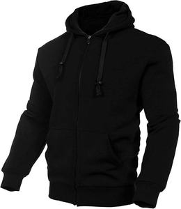 Sweat à capuche d'hiver avec fermeture éclair, vêtements de sport unisexe, logo personnalisé, fermeture éclair intégrale, basiques pour hommes, 100% coton, coton mélangé, approvisionnement en vrac - Product Image 1