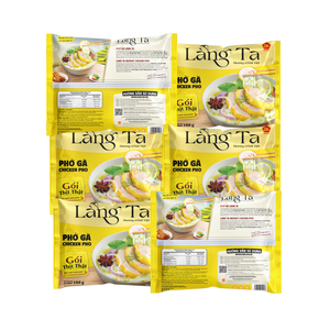 Salsa de pollo real Instant Pho 105G Bolsa de fideos de arroz Paquete OEM Comida conveniente Certificado ISO HACCP Directo de la fábrica de Vietnam - Product Image 5