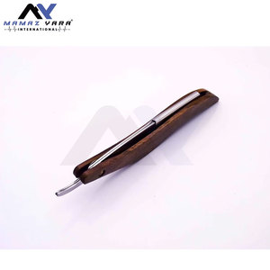 Navaja de Barbero Profesional en Oferta, Hoja de Acero Inoxidable Intercambiable, Mango de Madera Premium, Herramienta de Afeitado Duradera, Afilada y de Bajo Precio - Product Image 5