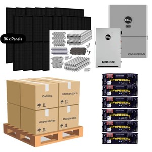 ระบบพลังงานแสงอาทิตย์สำหรับบ้านครบชุด 14.4 กิโลวัตต์ EG4 FlexBOSS21 GridBOSS MPPT MID พร้อมตัวเลือกแบตเตอรี่ลิเธียม 28.6 กิโลวัตต์ชั่วโมง และ 30.72 กิโลวัตต์ชั่วโมง - Product Image 6