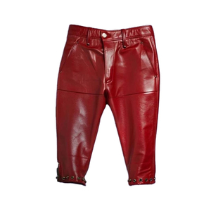 Shorts en cuir élégants pour femmes, neufs, vente en gros, haute qualité, taille ajustable, cuir d'agneau doux, respirant, service OEM personnalisé - Product Image 4