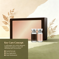 Kit de beauté professionnel pour salon : flacons de poudre lyophilisée complexe d'exosomes avec solution d'acide hyaluronique