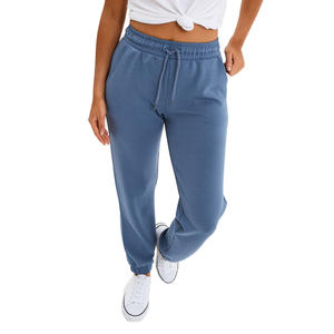 Tela de algodón para mujer Jogging o pantalones de chándal diseñados para entrenamiento de gimnasia Correr y uso diario con textura transpirable y suave - Product Image 1