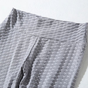 Pantalones de Yoga de Algodón/Fibra de Bambú Suaves y Transpirables, Leggings de Cintura Alta para Mujer, Diseño 3D, Estilo Hip Hop, Hasta la Rodilla, para Entrenamientos en el Gimnasio - Product Image 4