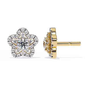 Lab Grown <b>Diamond</b> Earing Fine Jewellery Womens Party Wear <b>Diamond</b> Earning at Low Price - Product Image 4