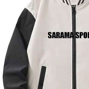Blouson de baseball vintage décontracté en laine 100% personnalisé, avec logo brodé, coupe ample et épaisse, pour homme - Product Image 6
