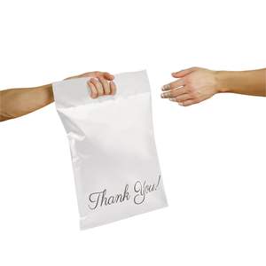 Bolsas de correo Polly con logotipo impreso personalizado con asa gracias Poly Mailer envío ropa bolsa Polymailer - Product Image 4