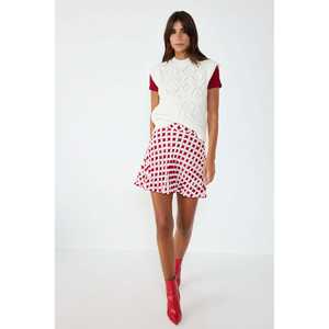 Suéter de Punto sin Mangas con Patrón Geométrico, 100% Acrílico - Product Image 5