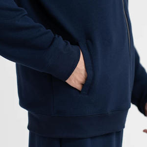 Sudadera con Capucha para Hombre, 100% Algodón Grueso, Cierre Completo con Cremallera, Bolsillo Delantero y Manga Larga - Product Image 3