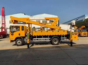Plataforma Aérea Hidráulica de 30 m Montada en Camión, Telescópica, con Cesta y Escalera de Acceso para Trabajos de Mantenimiento - Product Image 4