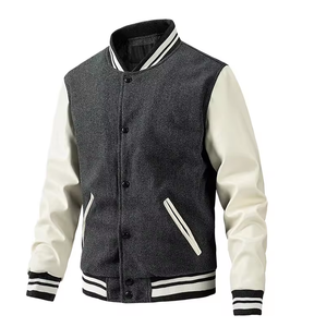 2024 Wholesale Best Quality Women Chenille <b>Embroidery</b> Purple College Team New Custom <b>Denim</b> Sleeves Long Breathable Windproof - Product Image 5