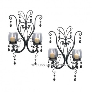 Candélabres en fer pour décorations murales pour la maison - Product Image 5