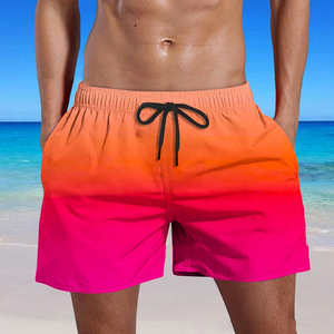 Top Trending New Style Breathable OEM Wholesale <b>Men's</b> Fabric Lined Swim <b>Trunks</b> Comfortable Short With Customized Colors Logo - Product Image 5