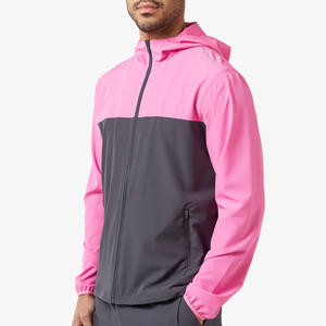 Conjunto Deportivo de Dos Piezas para Hombre, Chaqueta Cortavientos Personalizada y Pantalones Cortos Deportivos, Sudadera con Capucha y Cremallera, Conjunto de Pantalones Cortos de Nailon - Product Image 4