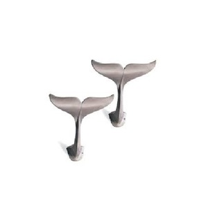 Crochet mural en métal de conception moderne en queue de poisson Finition moulée de haute qualité Parfait pour la décoration de la maison élégante et la solution de stockage - Product Image 1