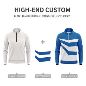 ชุดวอร์มมีฮู้ดและกางเกงวิ่งสำหรับผู้ชาย, ชุดวอร์มมีซิปสีพื้นสำหรับฤดูใบไม้ร่วงและฤดูหนาว - Product Image 2