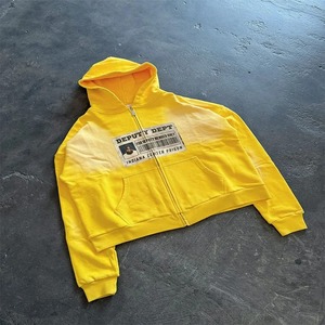 Sudadera con capucha de moda, abrigo con gráficos impresos, sudadera con cremallera de gran tamaño para hombres y mujeres, chaqueta informal gótica de Hip Hop, sudadera - Product Image 1