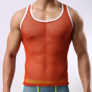 เสื้อกล้ามผู้ชายคอกลม ผ้าคอตตอน 100% คุณภาพสูง ยืดหยุ่น ระบายอากาศ แห้งเร็ว เป็นมิตรกับสิ่งแวดล้อม สำหรับฤดูร้อน ขายส่ง - Product Image 4