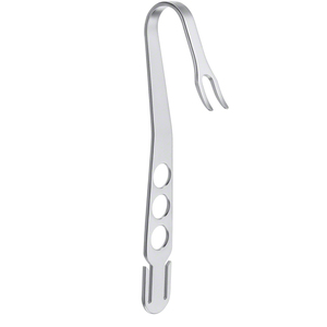 Retractor de rodilla de palanca ósea de alta calidad curvo 180mm 240mm 9 12 punta roma punta en U Hohmann elevador de cirugía ósea - Product Image 6