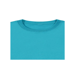 Camiseta Casual de Manga Corta para Hombre, Talla Grande, Ecológica, Transpirable, 100% Algodón Orgánico, 220g, Azul, Corte Holgado - Product Image 2