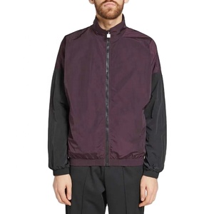 Veste coupe-vent personnalisée avec fermeture éclair 100% polyester, coupe-vent respirant, séchage rapide, broderie de doublure en maille de grande taille - Product Image 3