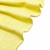 Tissu tricoté texturé léger 100 % polyester, protection UV, doux et respirant, pour vêtements d'été, en stock