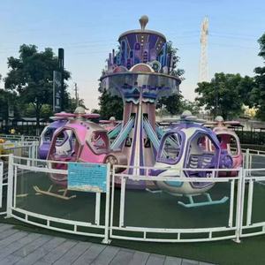 Nueva área escénica al aire libre, elevador giratorio Sky City, avión autocontrolado, Paseo de diversión para niños cuadrados - Product Image 2