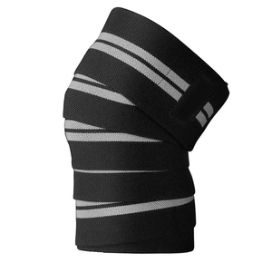 Durable <b>Knee</b> Brace Wrap with Elastic <b>Compression</b>, Anti-Slip Design, and Nylon Fabric for Enhanced Sports Performance. - Product Image 6