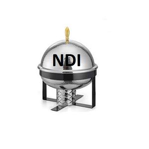 Shiny Finishing Hot Food Server Chafing Dish Food Warmer Rounded Shape Buffet <b>Catering</b> Serving Chafing Dish Sustainable - Product Image 1