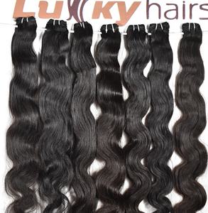 Extensiones de cabello humano crudo, paquete barato, venta al por mayor, precio de fábrica, cabello humano crudo natural virgen de templo indio - Product Image 3