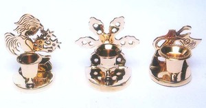 Portavelas Votivo de Metal Pintado a Mano, Elegante Portavelas Votivo de Metal, Portavelas de Metal de Estilo Moderno - Product Image 6