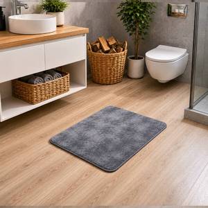 Alfombra de Piel Sintética de Felpa Moonbeam Grafit, Antideslizante, Suave, 60x50 cm - Product Image 2