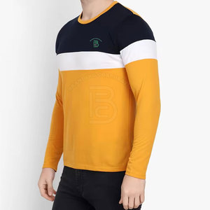 Camiseta de Hombre con Diseño de Logotipo Personalizado, 100% Algodón, Estilo Urbano, Cuello Redondo, Manga Larga - Product Image 4