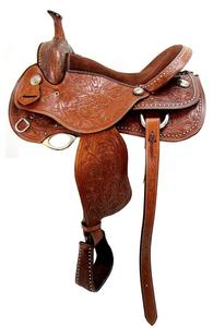 Ensemble de selles de cheval en cuir véritable de qualité supérieure, assorti parfaitement à la tack de course anglaise Western Endurance - Product Image 5