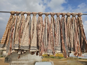 Women's Fashionable Summer Cotton Apparel Printed Ethnic Boho Hippie Bagru Pario Scarf <b>Shawl</b> Beach Wear Bikini Sarong <b>Wrap</b> Dress - Product Image 2