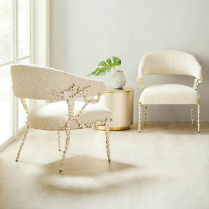 Chaise d'appoint en métal de luxe haut de gamme personnalisée <span class=keywords><strong>Fauteuil</strong></span> de salon en velours rembourré <span class=keywords><strong>Fauteuil</strong></span> de détente dans le hall de l'hôtel pour la maison - Product Image 3