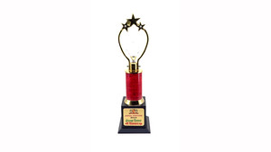 Trofeo corporativo de metal de 3 estrellas más vendido, regalo de negocios promocional para fútbol, exportación mundial - Product Image 2