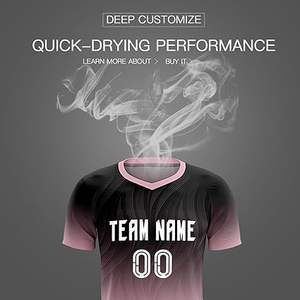 ชุดเครื่องแบบฟุตบอลปรับแต่งได้-100% ผ้าฝ้ายแห้งเร็วสำหรับผู้ใหญ่ทุกเพศ - Product Image 3