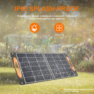 Cargador de Batería Solar Portátil de 100W, Panel Solar Monocristalino Plegable, Placa Solar para Estación de Energía de Camping - Product Image 5