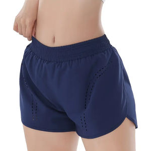 Short de course 2 en 1 pour femme avec poche pour téléphone Taille haute Gym Workout Quick-Dry Athletic Fitness Activewear - Product Image 2