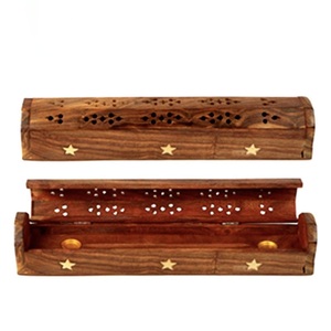 ที่วางธูปทางศาสนาทำจากไม้ (bakhoor) ที่ทำด้วยมือเป็นมิตรกับสิ่งแวดล้อม - Product Image 2