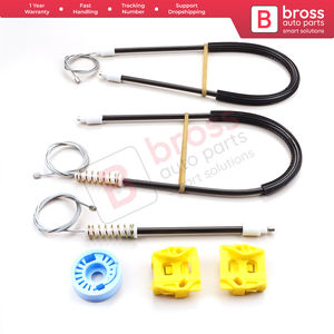 Juego de reparación de regulador de ventanilla eléctrica BWR819 puerta delantera izquierda o derecha para Ibiza MK3 6L1 Cordoba MK2 6L2 2002-2008 4/5-puerta 6L4837461 - Product Image 6