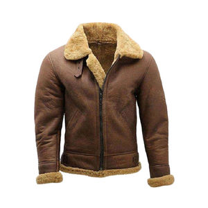 Chaqueta de cuero de lona con capucha clásica para hombre colección de invierno forro interior suave grueso costura duradera diseño elegante frontal - Product Image 1