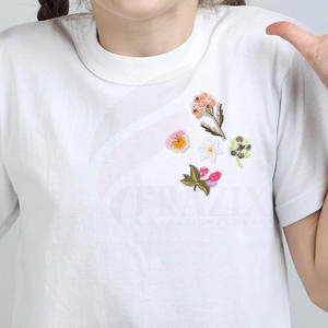 Parche bordado de tela de sarga hecho a mano de Pakistán, nuevo diseño personalizado, estilo cosido, plástico de PVC, forma de flor hecha a mano - Product Image 3