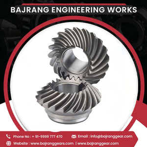 Engranajes Cónicos de Alta Demanda, Gran Diámetro, Material de Acero, Precio Competitivo, Marca Bajrang Engineering Works - Product Image 6