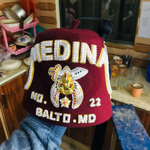 REGALIA MASONIQUE PERSONNALISER SHRINER FEZ [MEDINA] - Product Image 5