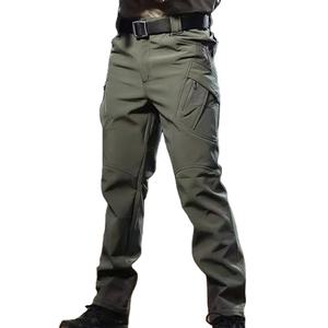 Pantalones Cargo Tácticos de Softshell para Hombre, Resistentes, Formales, Vintage, Impermeables, de Cintura Media, con Cierre de Cremallera - Product Image 1