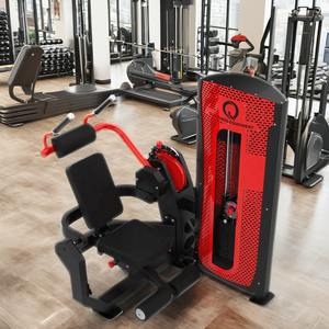 Machine à crunches QPAC52 de qualité supérieure pour salle de sport commerciale, machine à résistance sélectionnable pour un fitness complet - Product Image 1